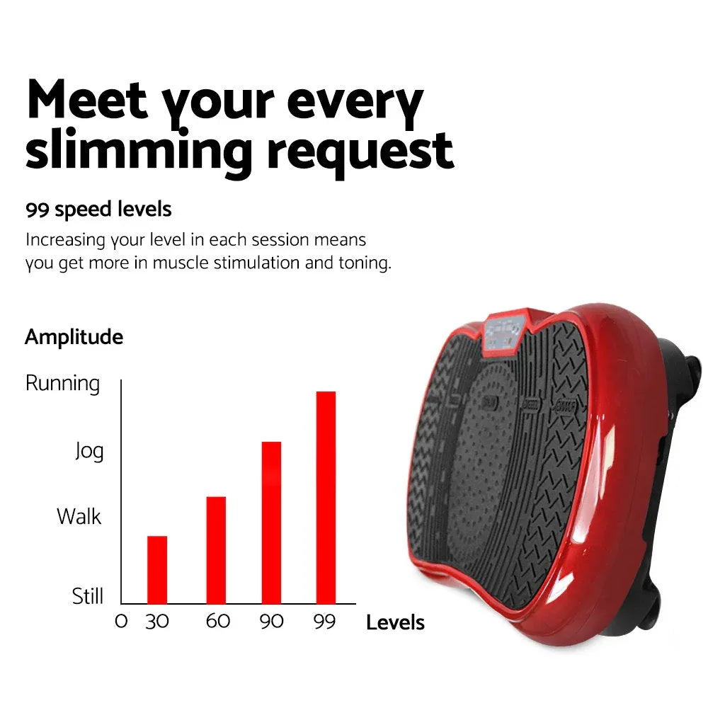 Everfit Vibration Machine Plate Platform Body Shaper Home Gym Fitness